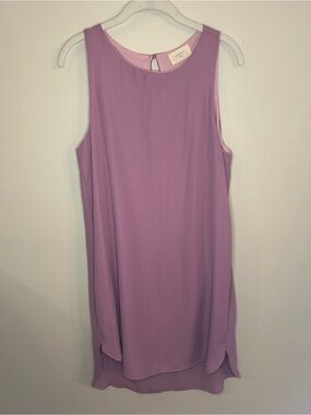 Everly Lavender High-Low Shift Dress